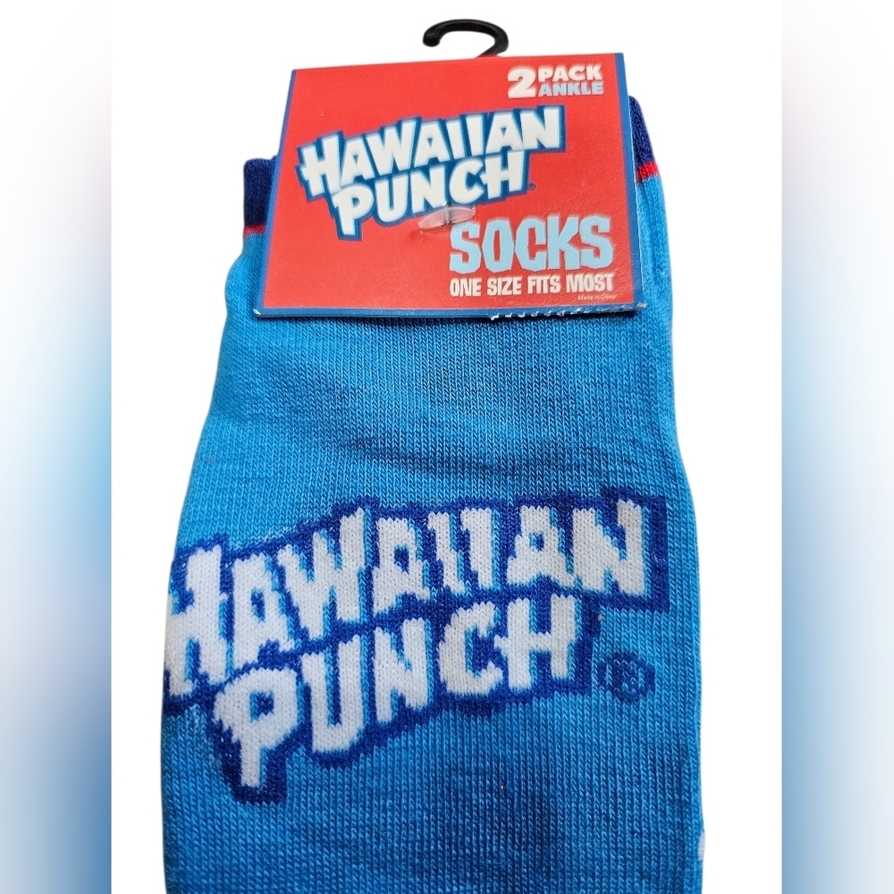 Hawaiian Punch 2 Pack Ankle Socks. One Size Fits Most. New! - Picture 3 of 3